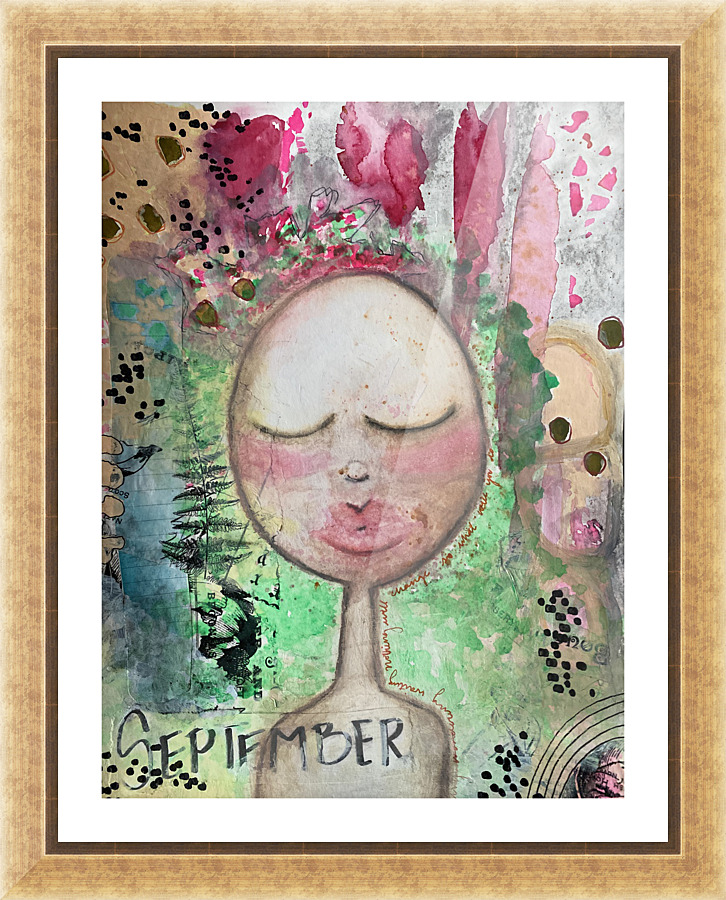 September  Picture Frame print