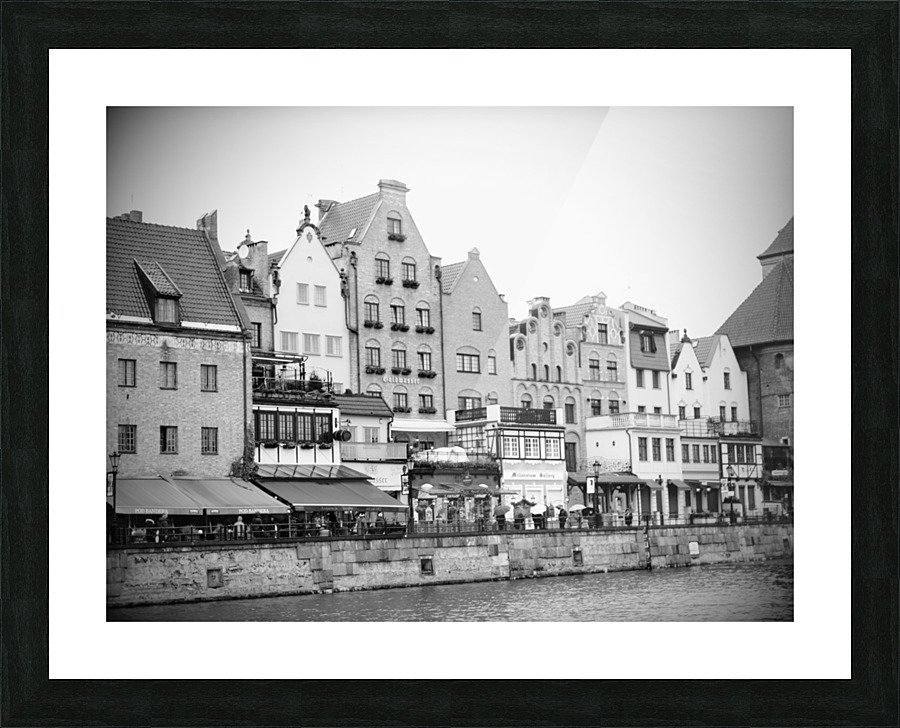 Long Seashore Picture Frame print