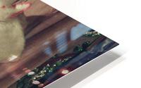 Behind the curtain HD Metal print