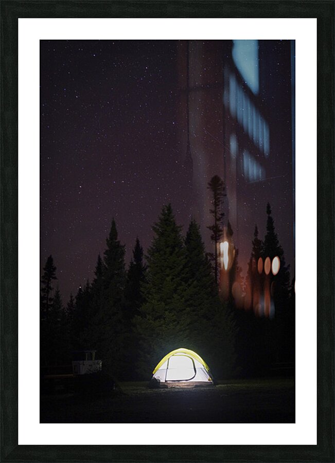 Entre deux chasses Picture Frame print