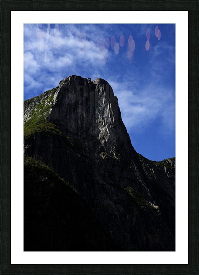 Pretty Cliff IV Picture Frame print