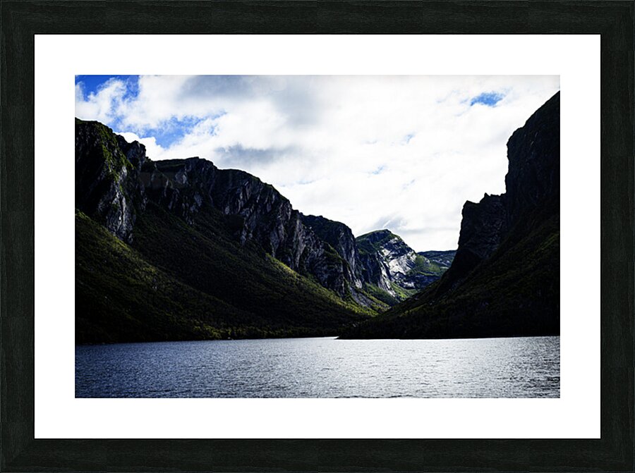 Freshwater Fjord Picture Frame print