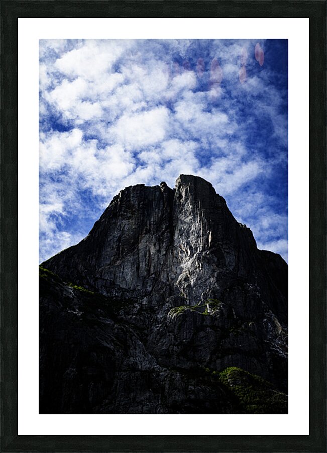 Pretty Cliff I Picture Frame print