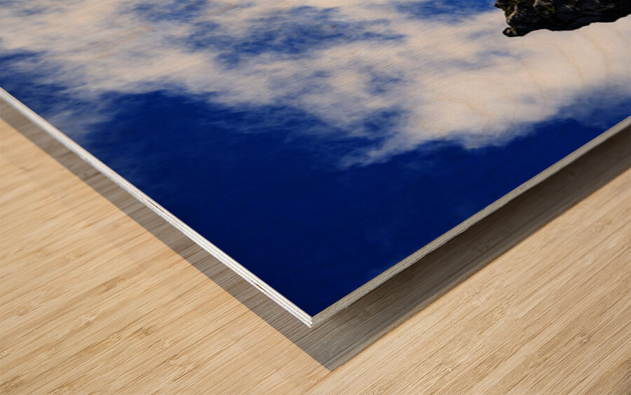 Pretty Cliff VI Wood print