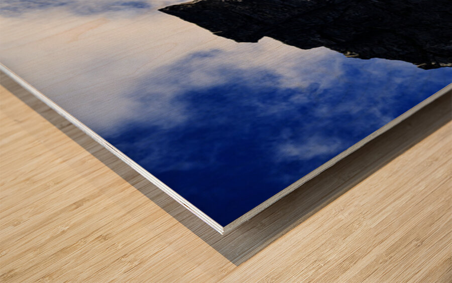 Pretty Cliff VII Wood print