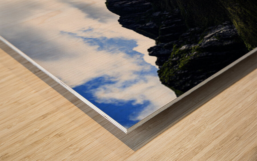 Freshwater Fjord Wood print