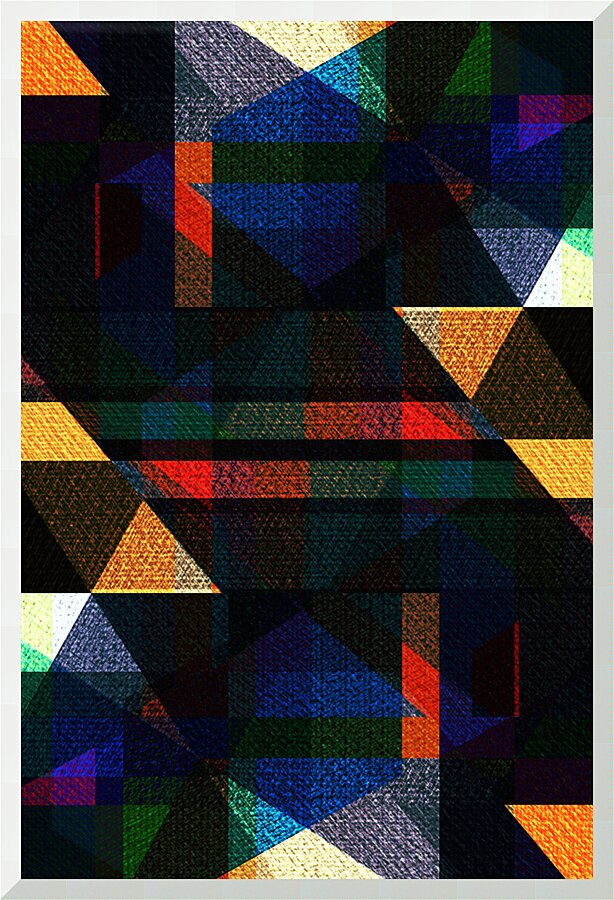 FractalColor Dark no1 Picture Frame Printing