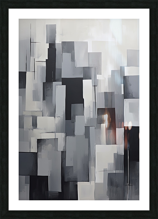 Abstract city Picture Frame print