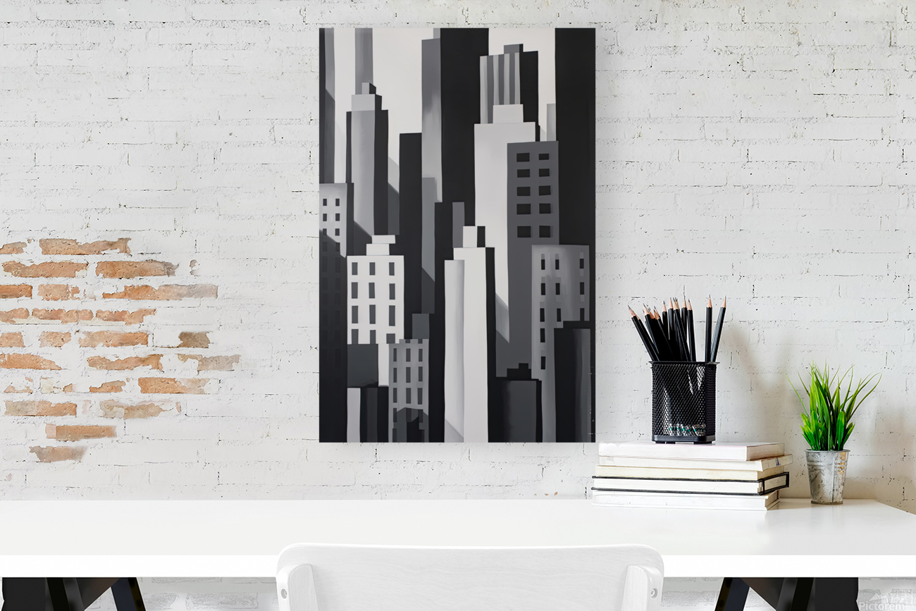 Abstract city Reproduction