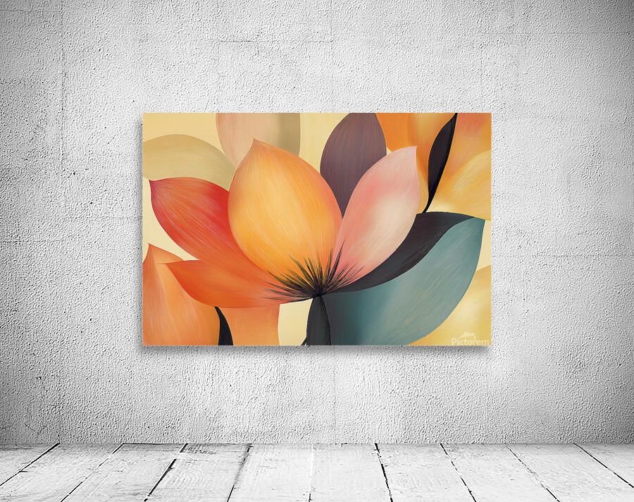 Abstract flowers Wall Preview