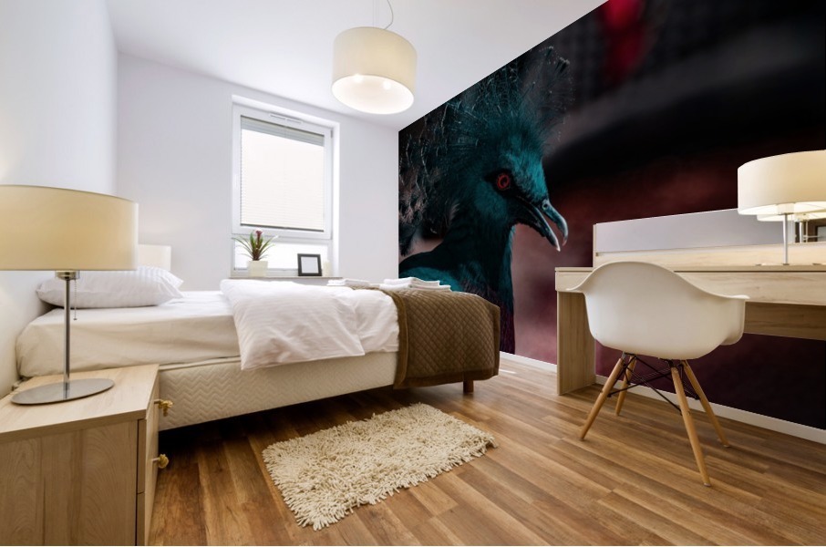 Red Stare Mural print