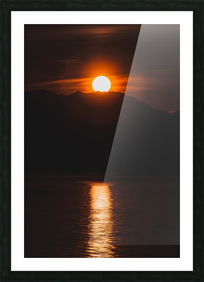 Fire Mountain Picture Frame print