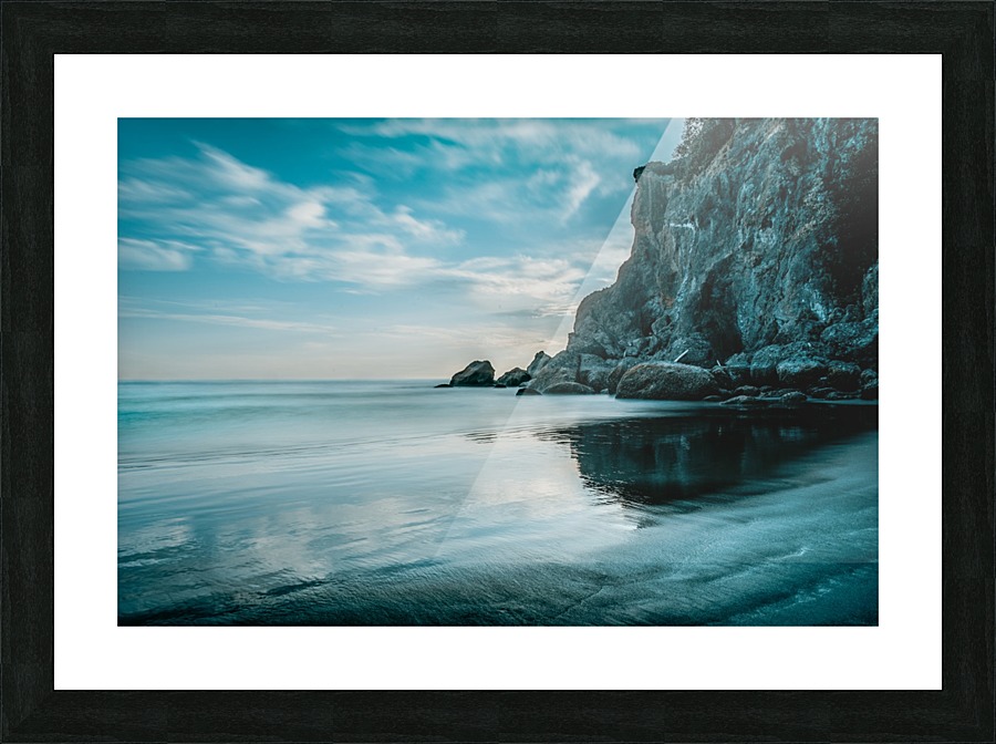 Green Sea Picture Frame print