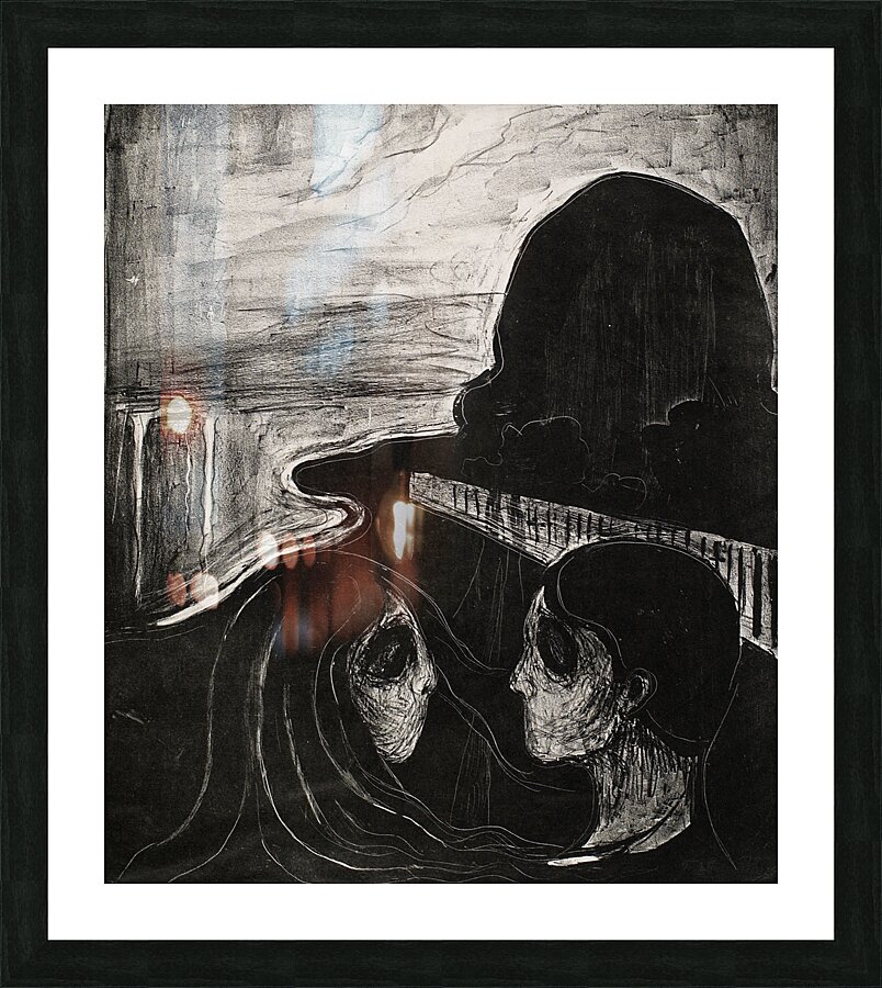 Edvard Munch - Attraction I Picture Frame print