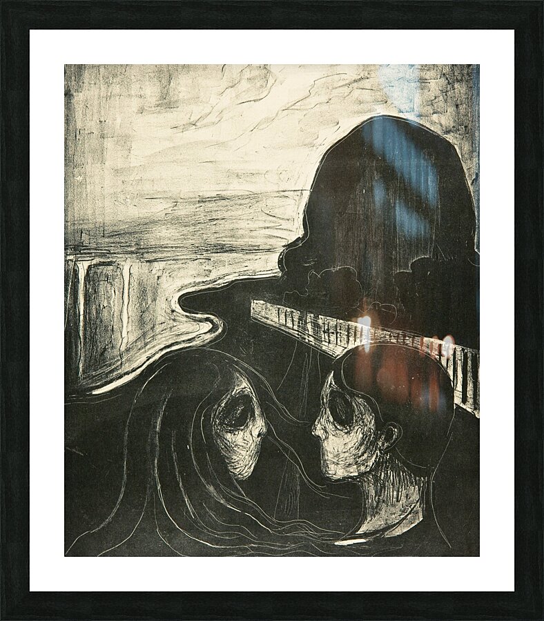 Edvard Munch -  Attraction Picture Frame print