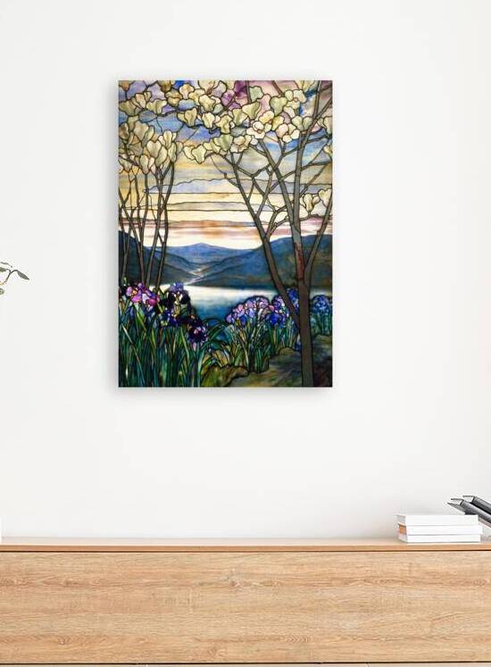 Louis Comfort Tiffany - Stained glass 4. Magnolias and irises . 1908 by Wirla