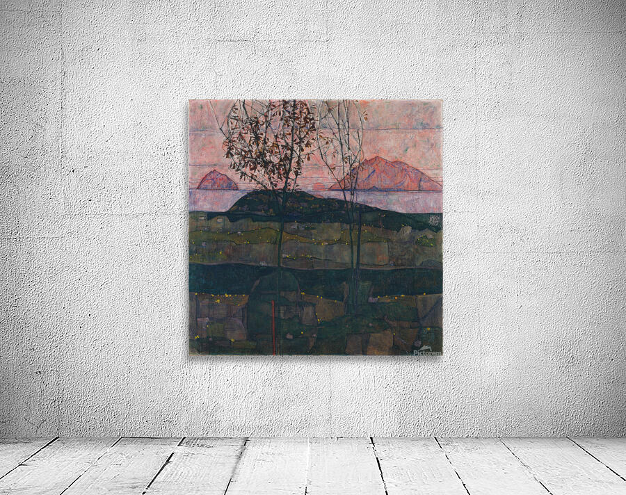 Egon Schiele - Setting Sun Wall Preview