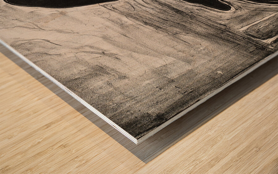 Edvard Munch - Attraction I Wood print