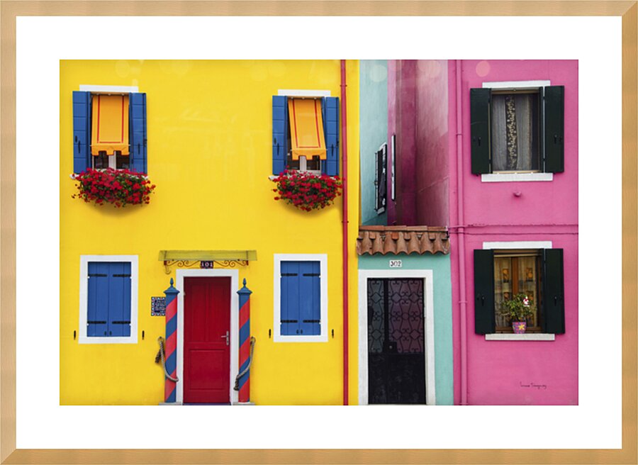 Couleurs de Burano  |  Burano Colours Impression et Cadre photo