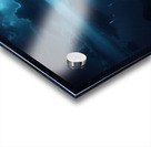 Luminous boats at night at sea 12 Acrylic print