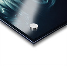 Luminous boats at night at sea 25 Acrylic print