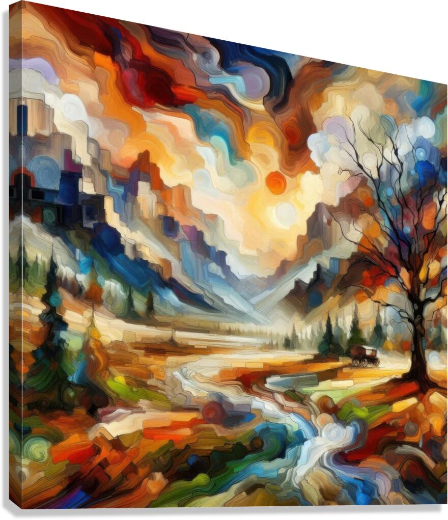 Art board 44 Canvas Print
