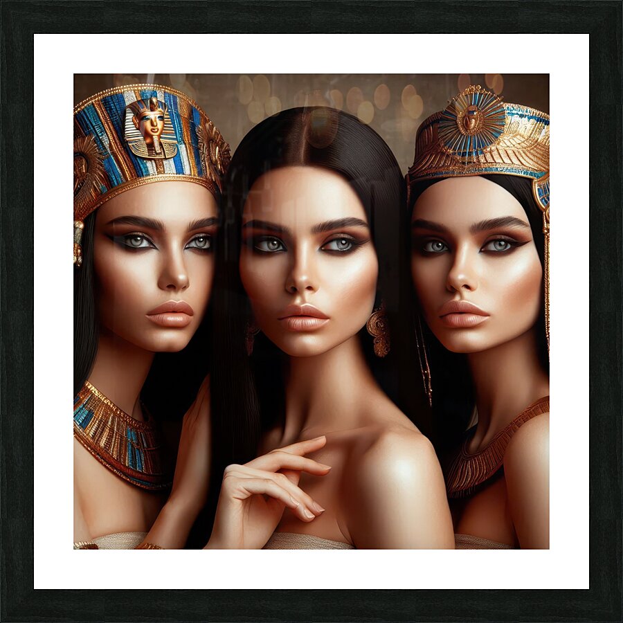 The Three Princesses Picture Frame print