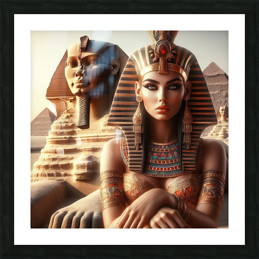 Queen Cleopatra 42 Picture Frame print