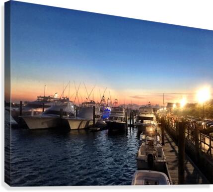 Beaufort NC sunset Canvas Print