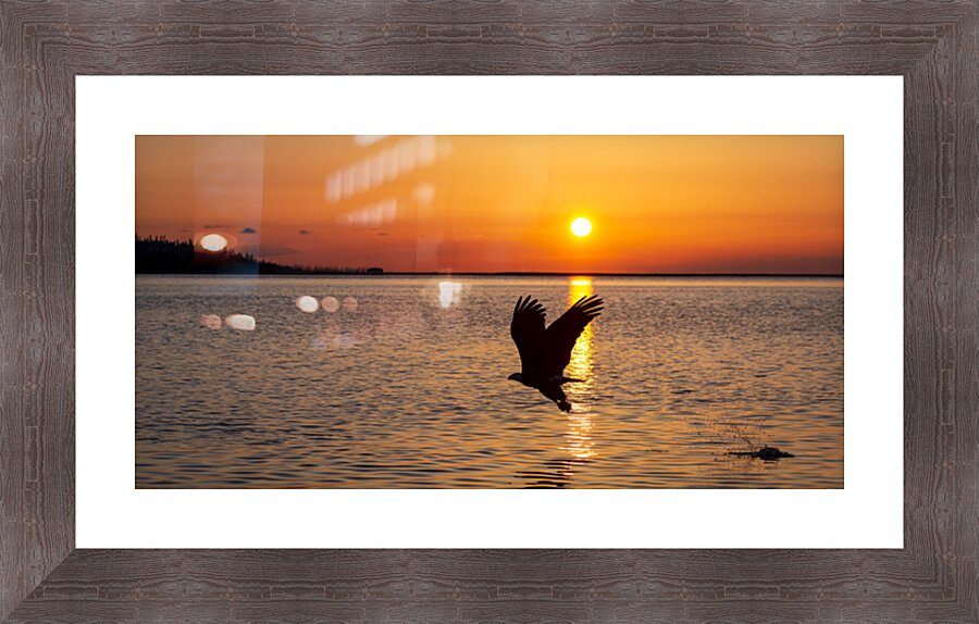 Sunset Hunter Picture Frame Printing