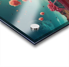 A luxury car in the pink wilderness Acrylic print