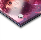 A beautiful Little girl in pink dress Acrylic print