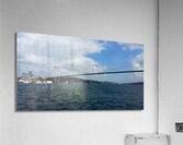 A Beautiful view of the suspension bridge over the Sea of ​​Marmara and the Bosphorus Strait Acrylic Print