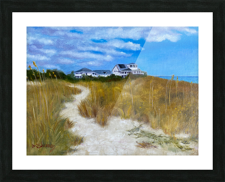 BeachHouse Picture Frame print