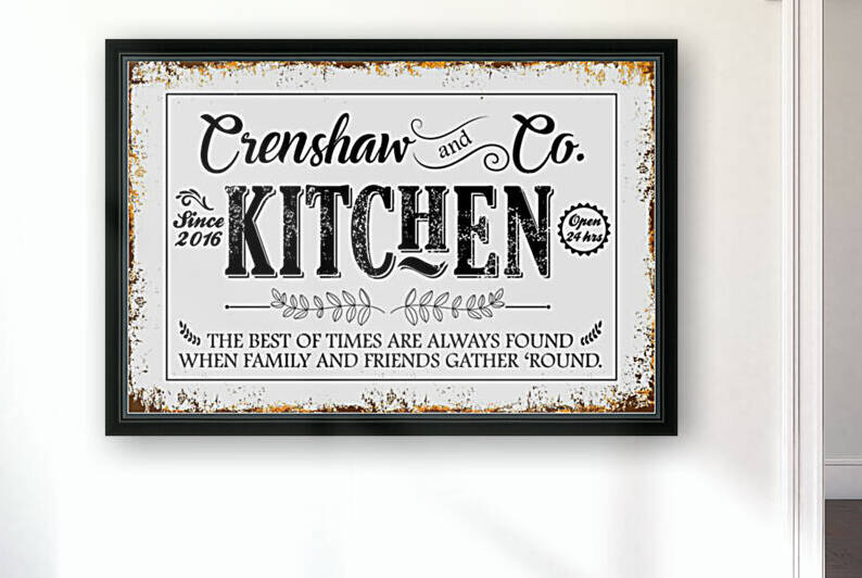 Personalized - Kitchen Best of Times by Snowy Mountain Traders