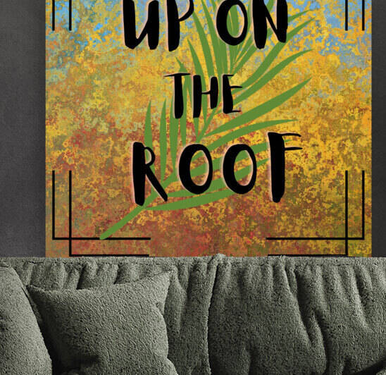 up on the roof plaque by Snowy Mountain Traders