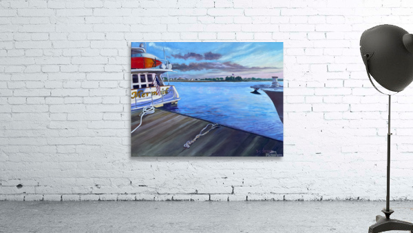 Boats at Dock Wall Preview