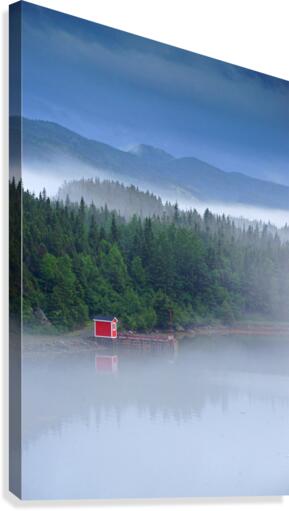 fishing shed Canvas Print