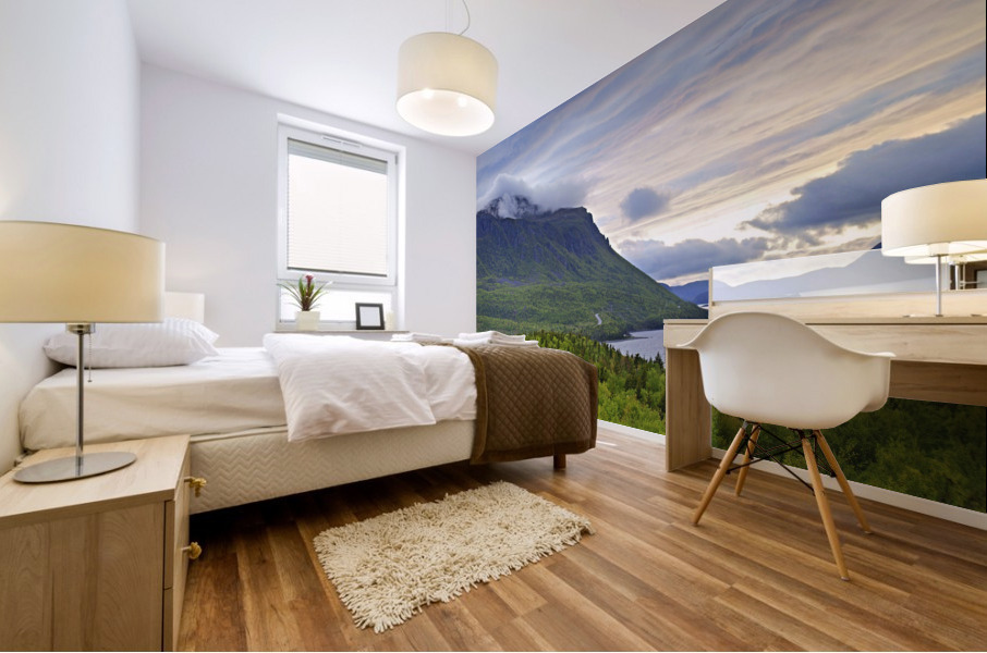 blow me down mountain Mural print