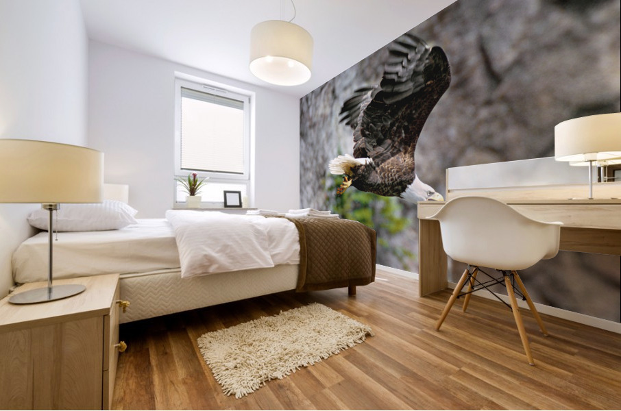 in flight Mural print