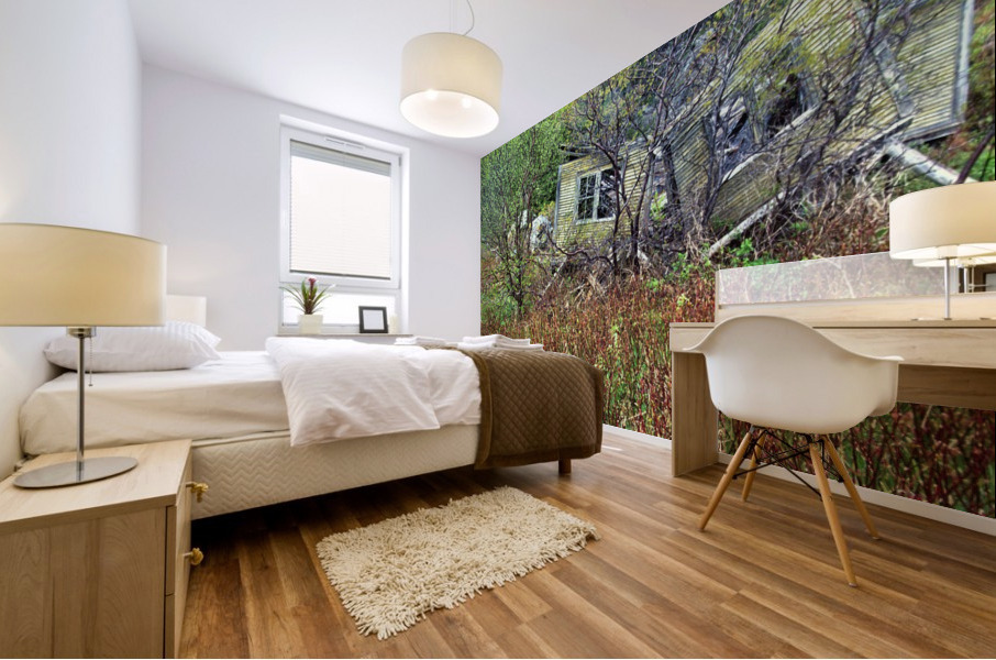 treed house Mural print