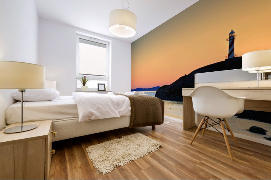hearts content lighthouse Mural print