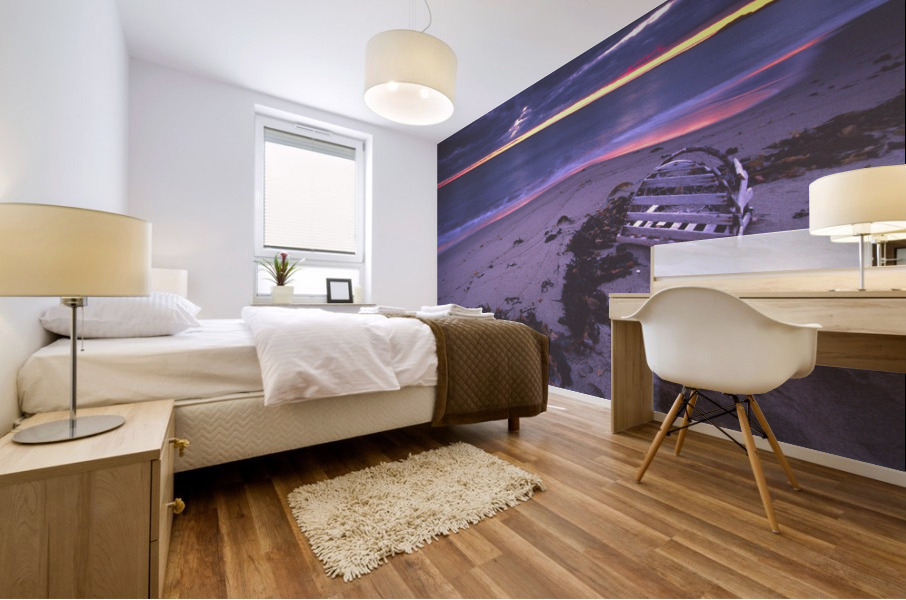 beached Mural print