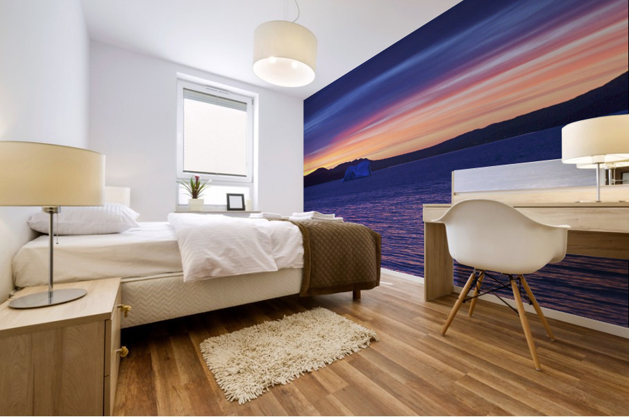 blue streak Mural print