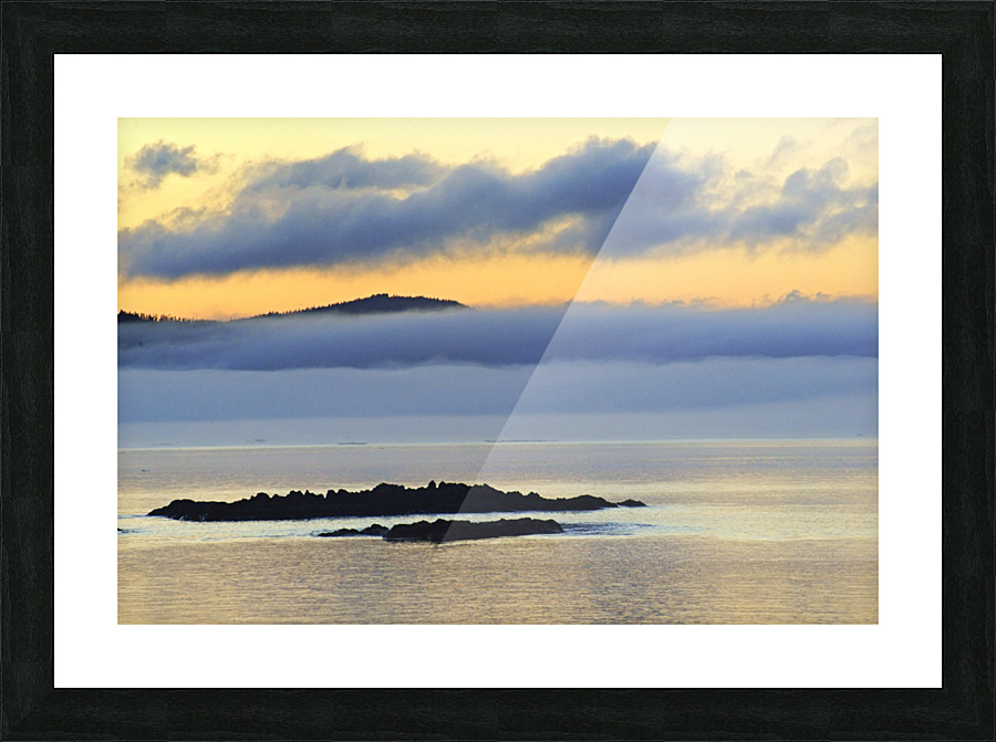 fog bank Picture Frame print