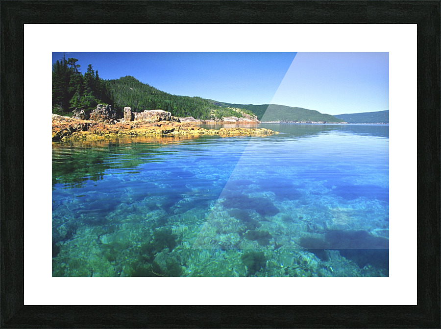 birchy bay Picture Frame print