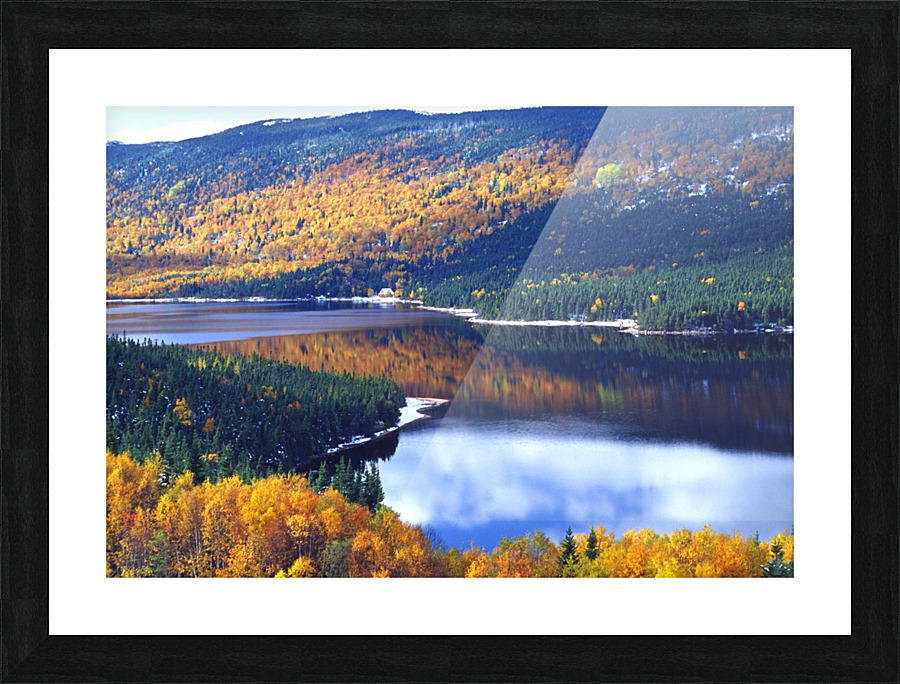birchy lake Picture Frame print