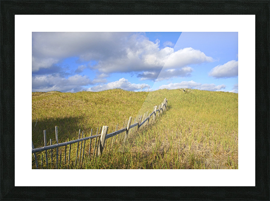 western brook dunes Picture Frame print