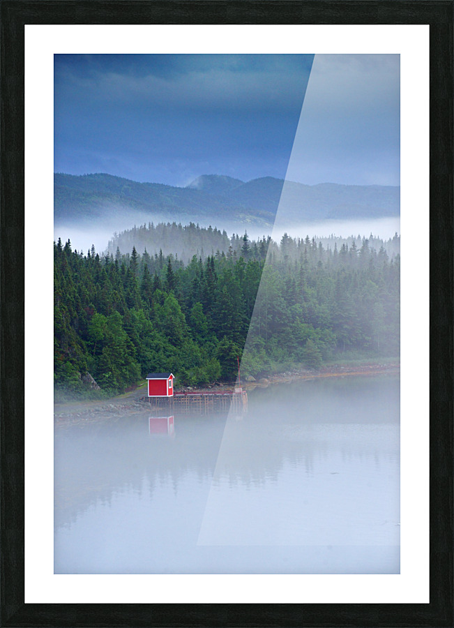 fishing shed Picture Frame print