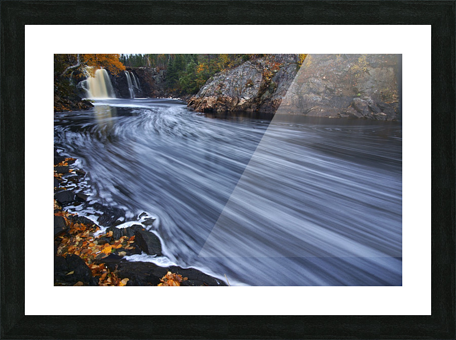 flowing water Picture Frame print